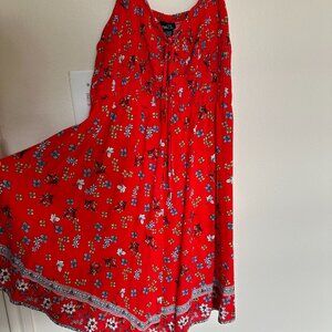 Rue21 Red Floral Dress